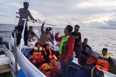 Proses Pencarian 25 Korban Tenggelamnya KM Ladang Pertiwi di Selat Makassar