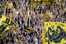 Meski Kalah, di Signal Iduna Park Skuad Dortmund Tetap Disambut Meriah