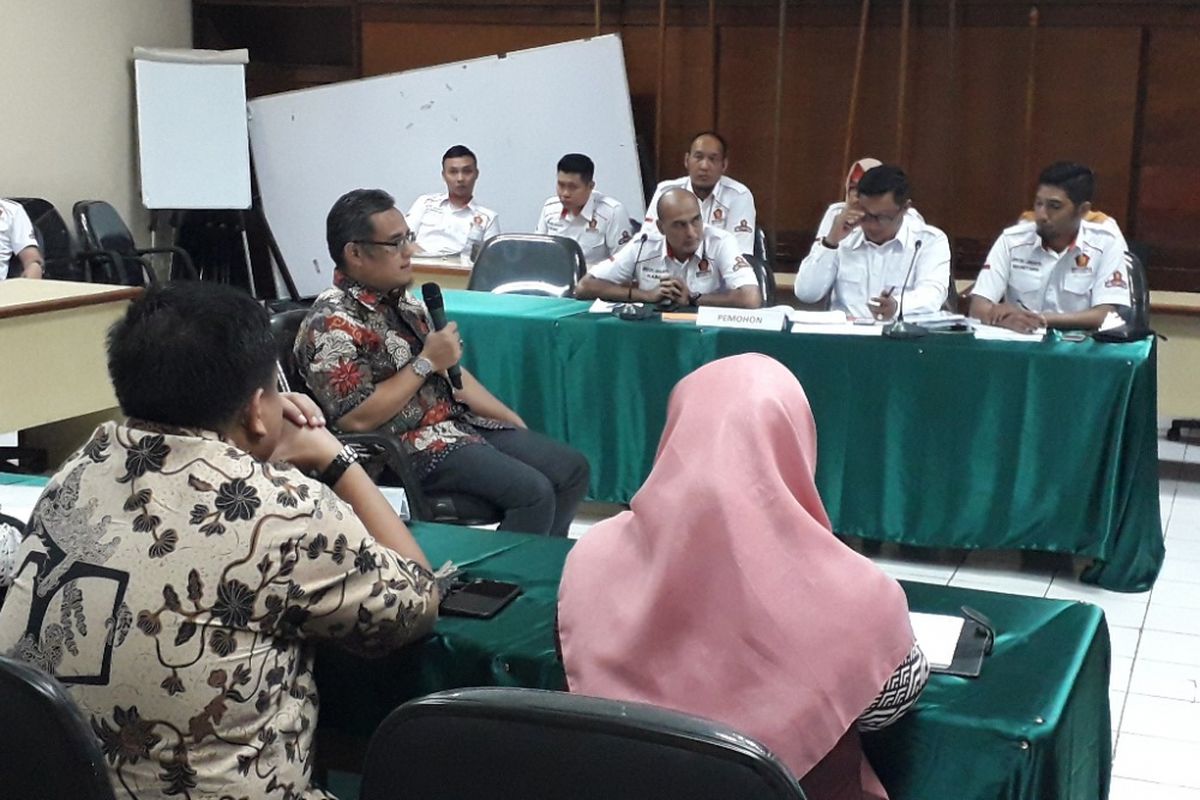 Pakar Hukum Pidana Chairul Huda saat menjadi saksi ahli dalam sidang ajudikasi di Kantor Bawaslu DKI Jakarta, Senin (27/8/2018).