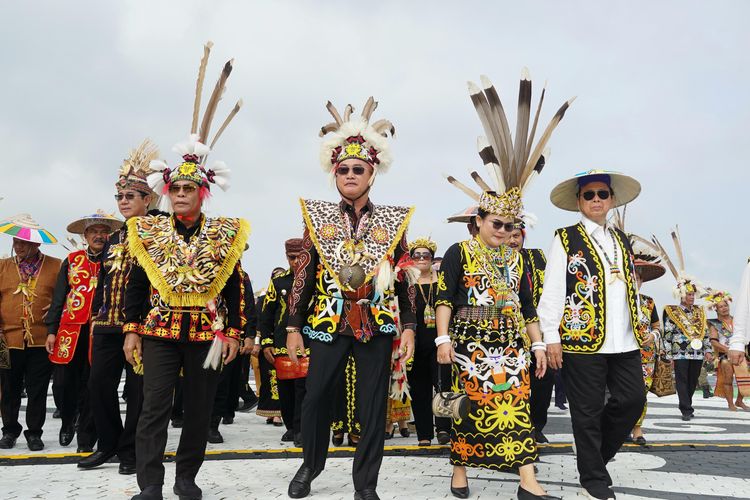 Gubernur Kaltara Zainal A Paliwang dan Wagub Kaltara Yansen hadir dalam HUT ke-24 Kabupaten Malinau, Jumat (6/10/2023).