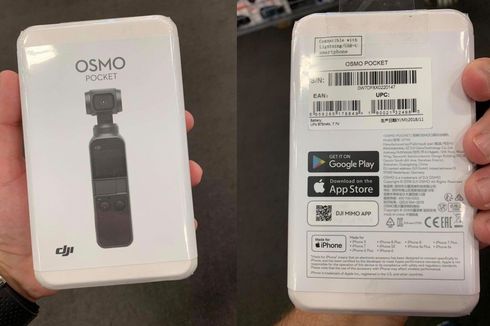 Bocoran Tampang DJI Osmo Pocket, Kamera 