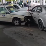 Video Viral Taksi Tabrak Mobil-mobil di Bandara sampai Remuk, seperti Game GTA