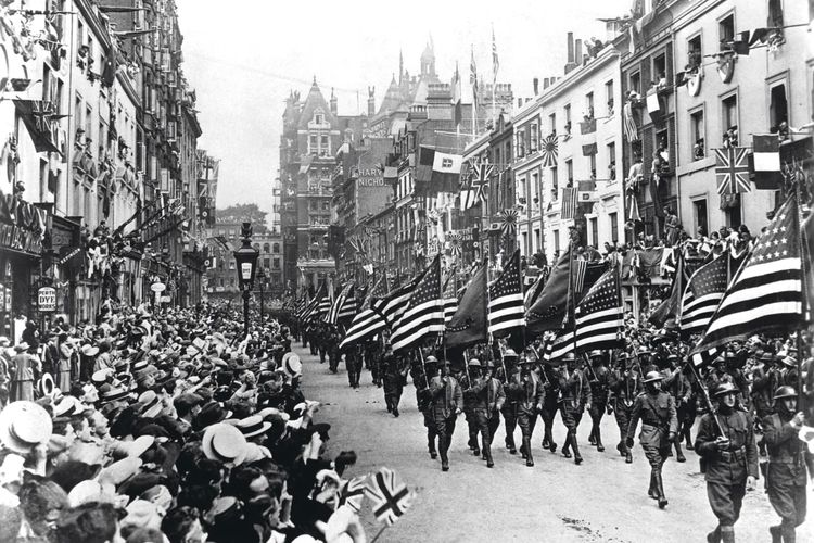 Pasukan Amerika di Skotlandia selama Perang Dunia I.