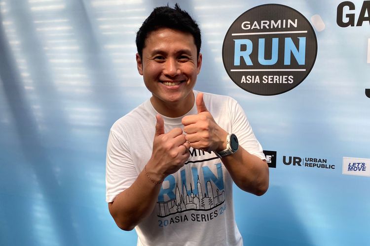 Rian Krisna, Marketing Communication Manager, Garmin Indonesia  di Press Conference Garmin Run 2024, Jakarta Selatan, Senin (22/04/2024).