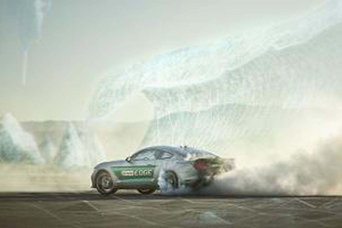 Virtual Drift Castrol, menggabungkan dunia virtual dan kemampuan mengemudi.