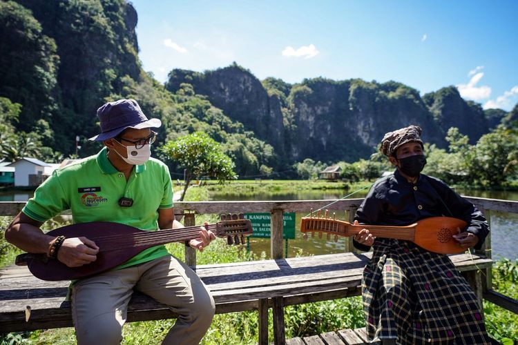 Keindahan Geopark Maros-Pangkep di Sulawesi Selatan.