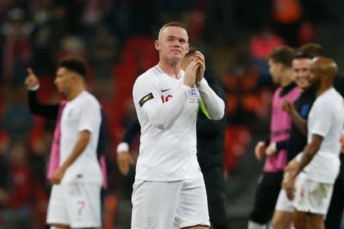 Laga Terakhir di Timnas Inggris Tak Cetak Gol, Rooney Tetap Bahagia