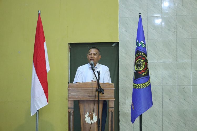 Sekda Lumajang Agus Triyono di Istana Kuliner Lumajang, Jumat (9/2/2024)