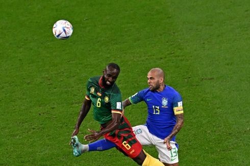Hasil Kamerun Vs Brasil 1-0: Rekor Tim Samba Runtuh, Singa Tangguh Beri Kejutan 