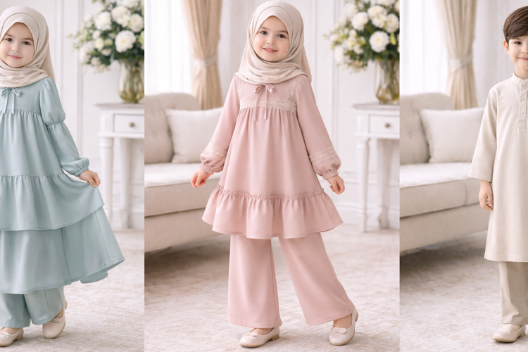 Rekomendasi baju lebaran anak