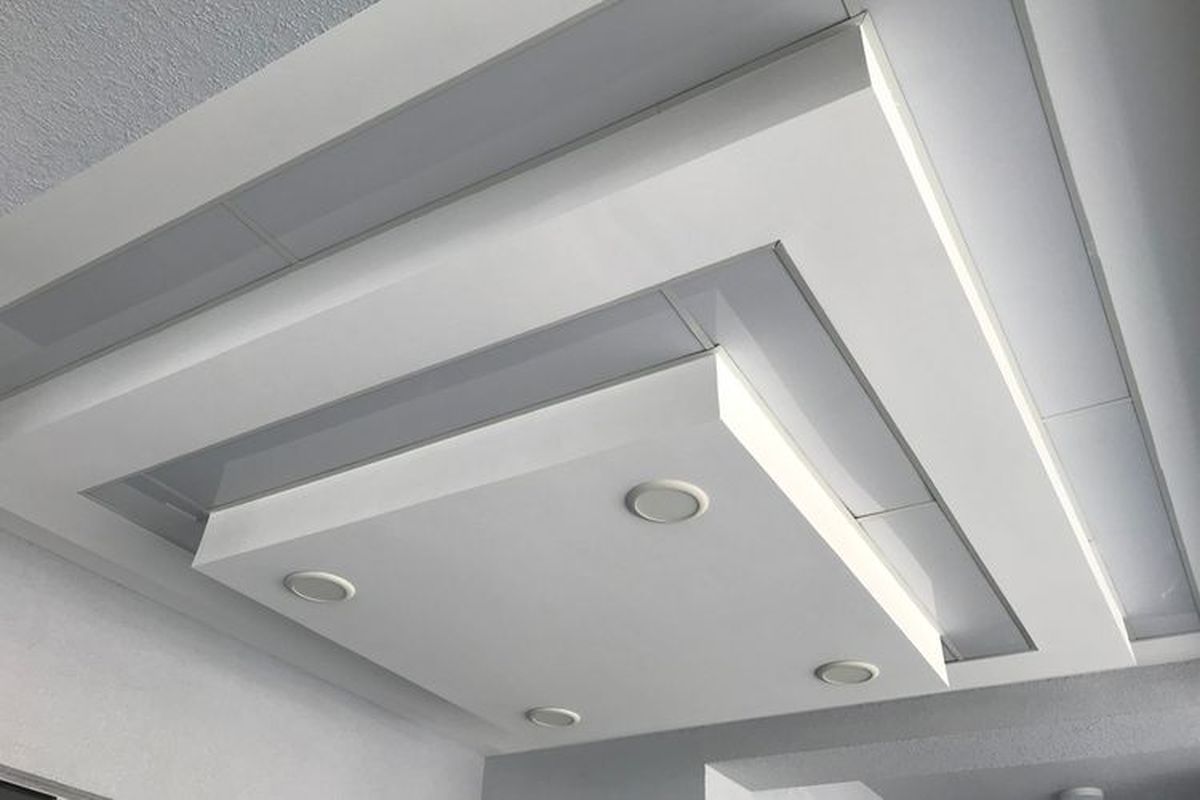 Ilustrasi plafon gypsum.