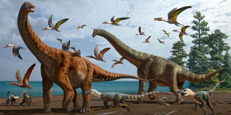 Ilustrasi dinosaurus