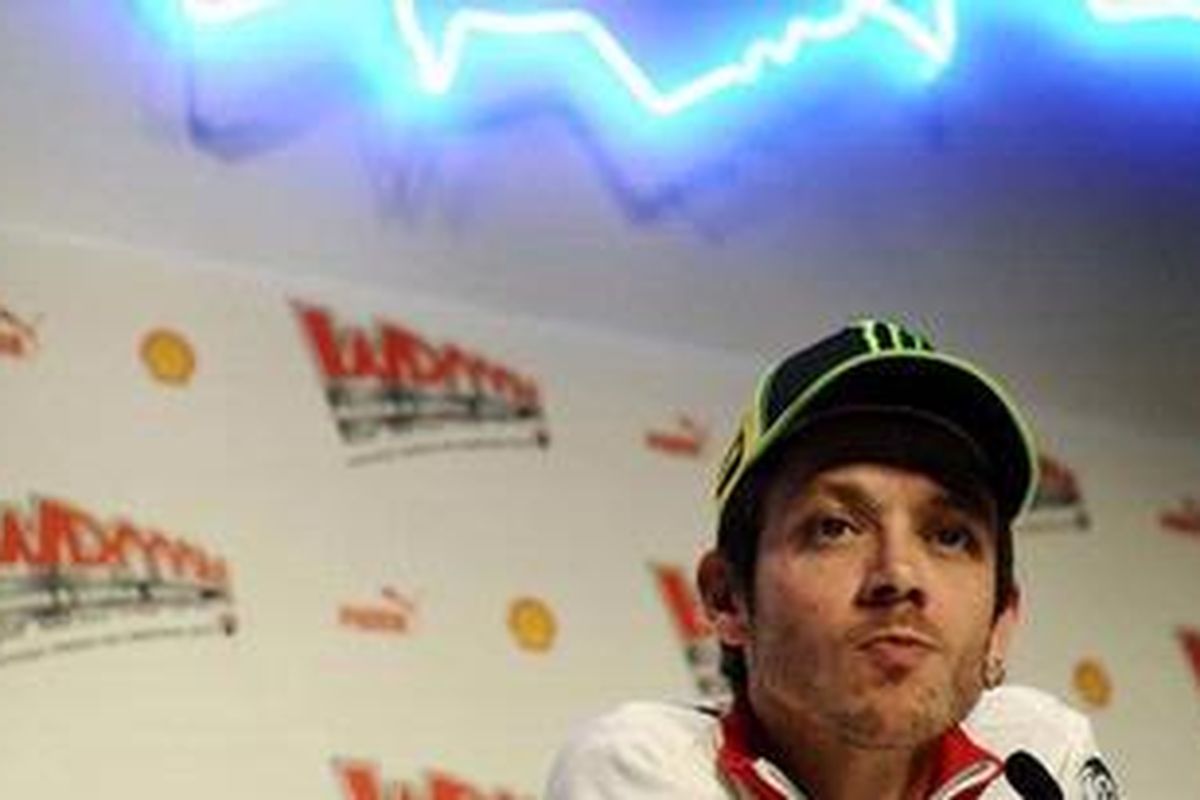 Pebalap Ducati, Valentino Rossi.