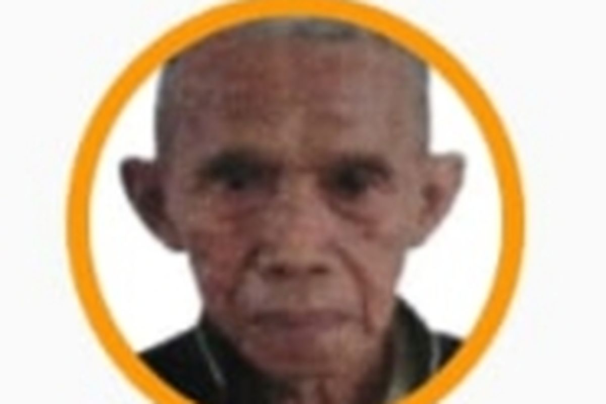 Emmad Mahmud (88) jemaah asal Kecamatan Geger, Kabupaten Bangkalan. 