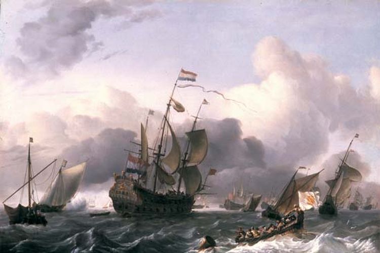 Armada belanda tiba di banten pada tahun 1586 m di bawah pimpinan