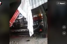 Fortuner Lepas Kendali Hantam SPBU, Satu Motor Rusak