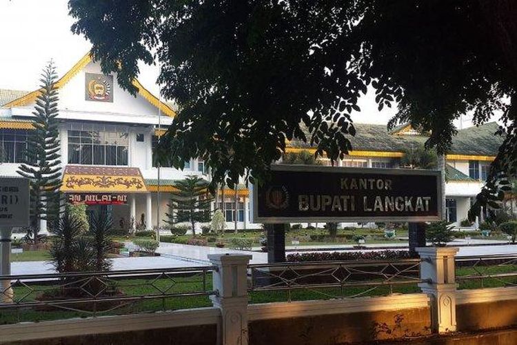 Kantor Bupati Langkat di Stabat.