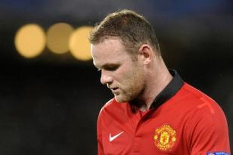 Striker Manchester United, Wayne Rooney.