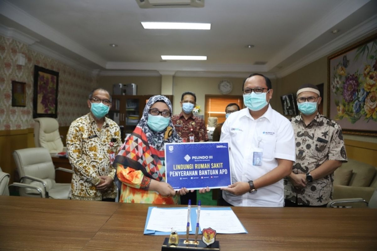 Pada 2020, kegiatan CSR Pelindo III mengalokasikan 56 persen anggarannya untuk penanganan Covid-19.