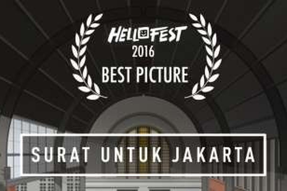 Video animasi Surat untuk Jakarta buatan Pijaru.com meraih Best Picture HelloFest 2016.