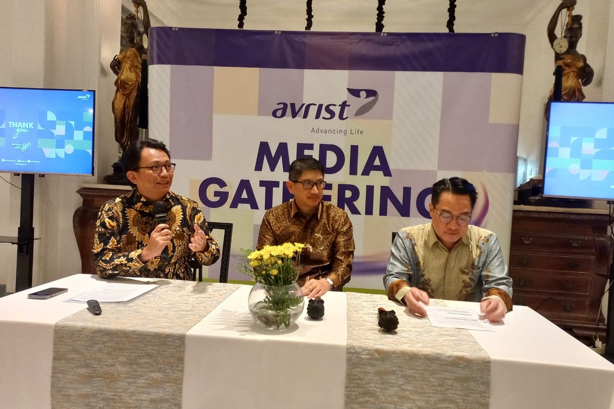 Media gathering Avrist, Jumat (14/4/2023).