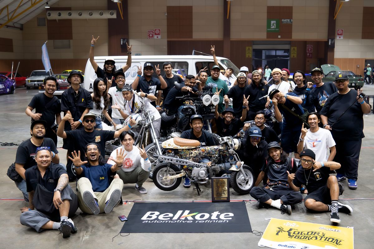 Belkote dukung seniman motor kustom nasional di ajang internasional Art of Speed (AoS).