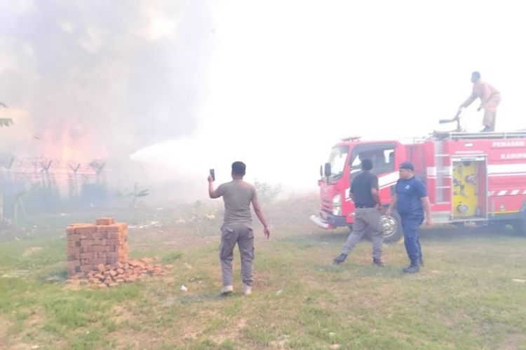 Kebakaran Hanguskan 5 Hektare Lahan di Pesisir Bandara Frans Seda Maumere