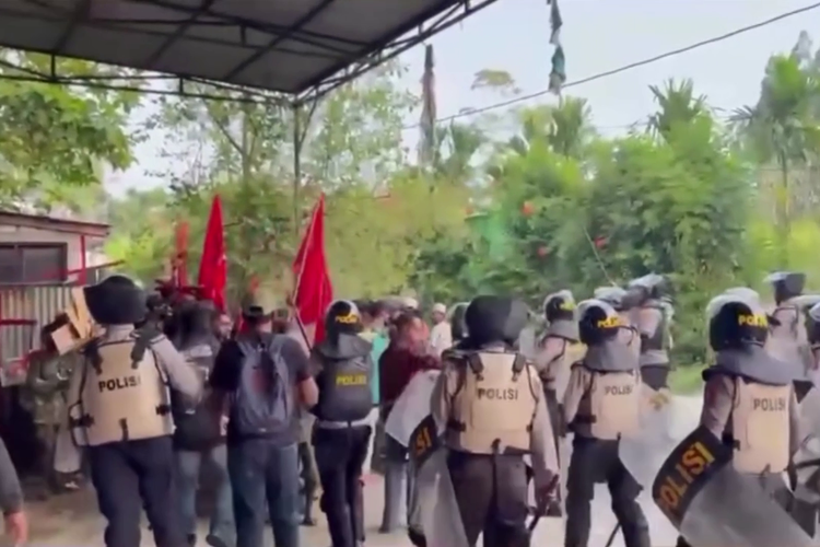 Polisi Bubarkan Massa KNPB di Sentani karena Lakukan Longmarch