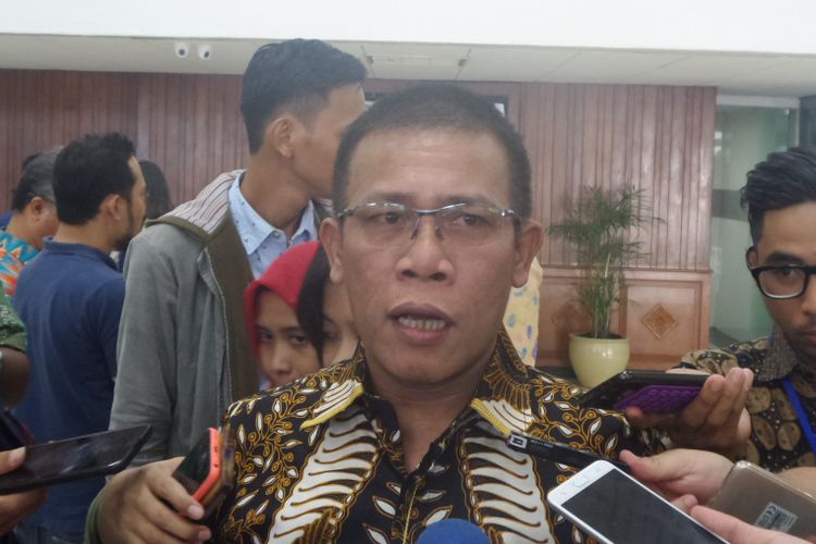 Wakil Ketua Pansus Hak Angket KPK, Masinton Pasaribu di Kompleks Parlemen, Senayan, Jakarta, Rabu (2/8/2017).
