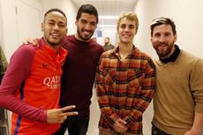 Justin Bieber Unjuk Kebolehan di Markas Latihan Barcelona