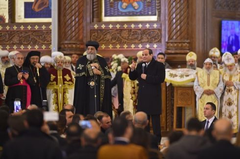 Presiden Mesir Resmikan Katedral Terbesar di Timur Tengah