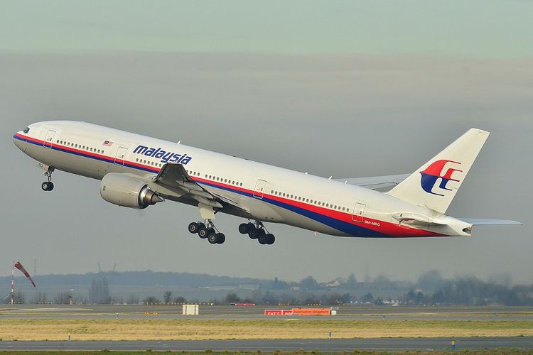 B777 Malaysia Airlines registrasi 9M-MRO, yang hilang dalam penerbangan MH370 pada 8 Maret 2014.