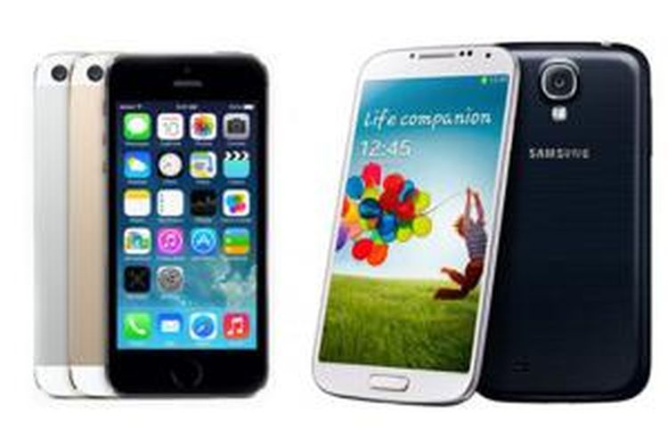 iPhone 5s vs Galaxy S4.
