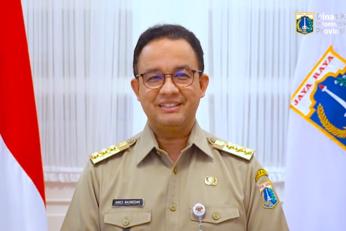 Tangkapan layar video Gubernur DKI Jakarta Anies Baswedan mengucapkan selamat Natal bagi umat kristiani, Jumat (25/12/2020)