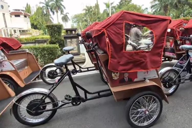 160 Becak Listrik Dibagikan di Bogor, Ini Kriteria Warga yang Berhak Menerima