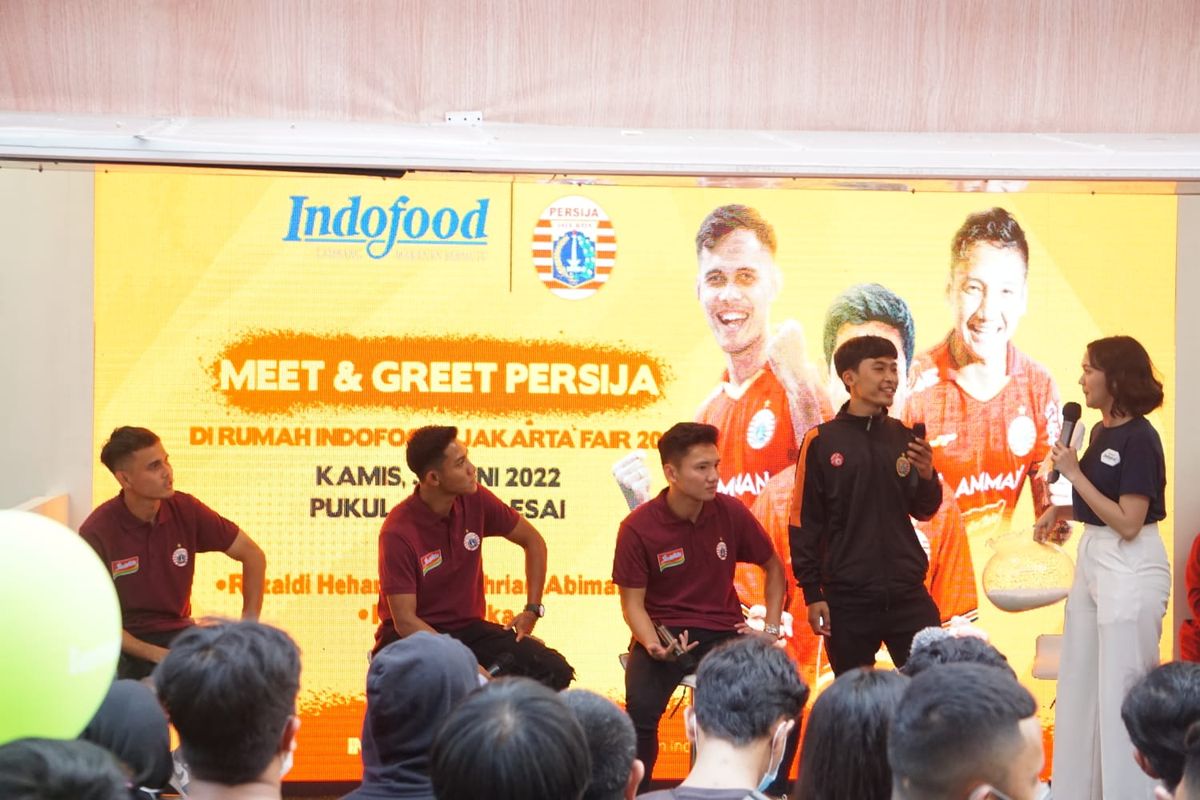 Meet and Greet Persija di Rumah Indofood