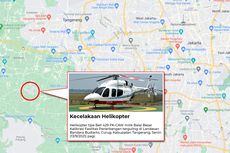 Helikopter Kemenhub Terguling Saat Jalani Latihan di Bandara Budiarto