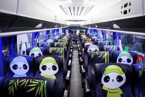 Intip Isi Kabin Bus PO Restu yang Punya Kursi Panda