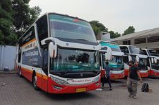 Scania K410iB Double Decker Milik PO Harapan Jaya, Tenaga 410 Tk