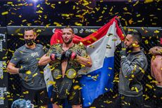 Hasil ONE Championship: Taklukkan Kiamrian Abbasov via Submission, Reinier de Ridder Pertahankan Gelar