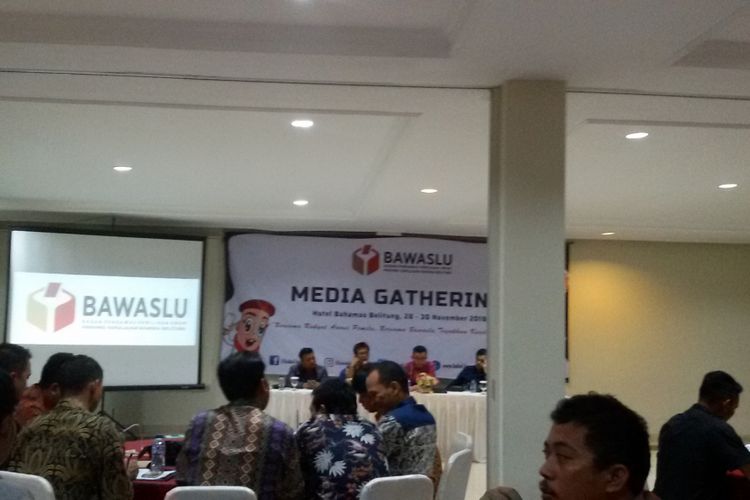 Media gathering Bawaslu Kepulauan Bangka Belitung.