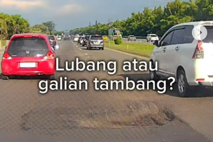 Tol Tangereng Merak dikabarkan berlubang