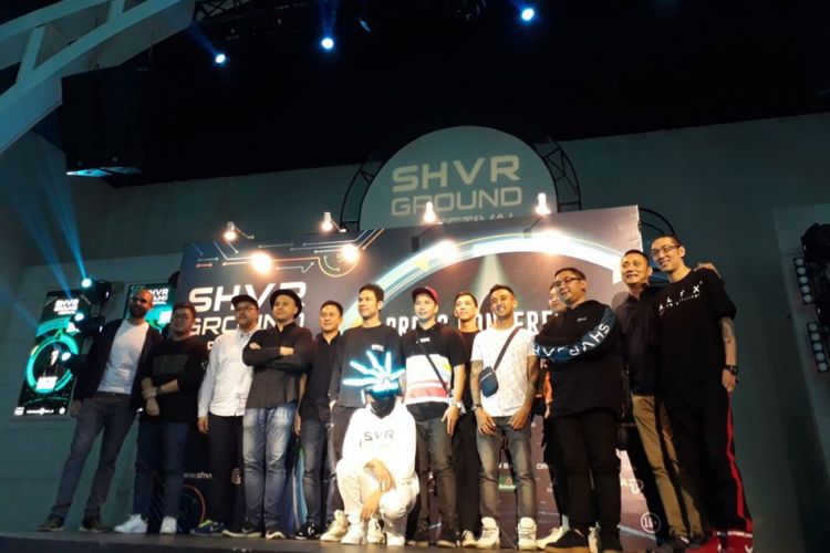 Konferensi pers SHVR Ground Festival 2018 di Empirica SCBD, Jakarta Selatan, Kamis (26/4/2018).