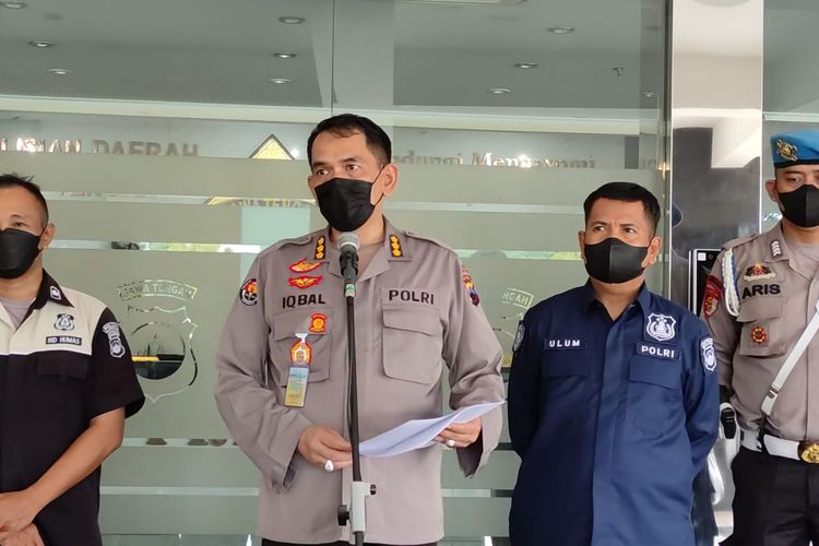 Kabid Humas Polda Jawa Tengah, Kombes Iqbal Alqudusy di Mapolda Jateng, Kamis (21/4/2022)
