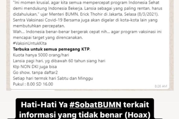 Hoaks Sentra Vaksinasi Di Istora Senayan Bisa Untuk Warga Non Dki Jakarta Halaman All Kompas 