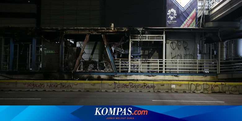 BIN Sebut Pembakaran Halte Sarinah Sistematis dan Terencana