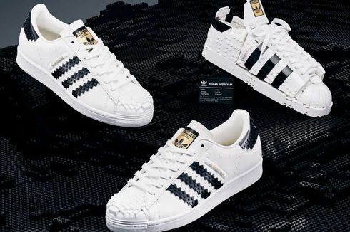 Lihat Baik-Baik, Ini Sepatu Adidas Superstar atau Mainan Lego?