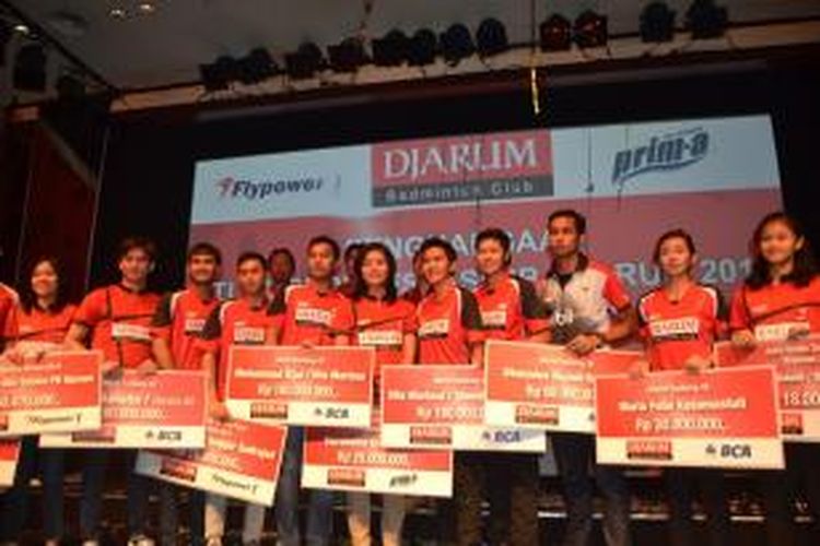 Para atlet PB Djarum penerima penghargaan