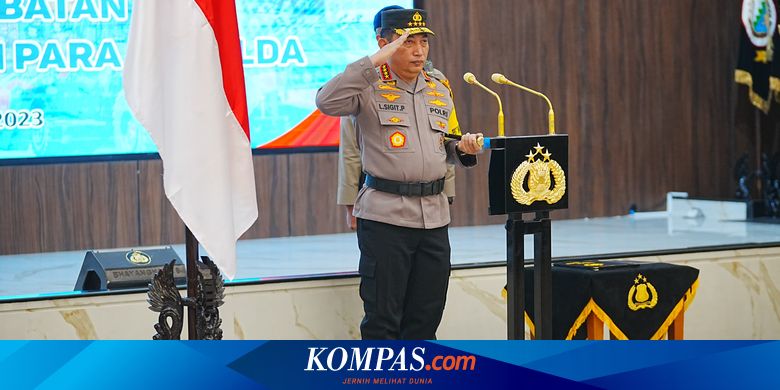 Kapolri Lantik Irjen Imam Widodo Jadi Dankor Brimob
