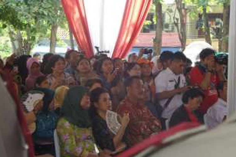 Ketua DPRD DKI Jakarta Prasetio Edi Marsudi hadir dalam peresmian RPTRA Harapan Mulia, Rabu (1/6/2016). 